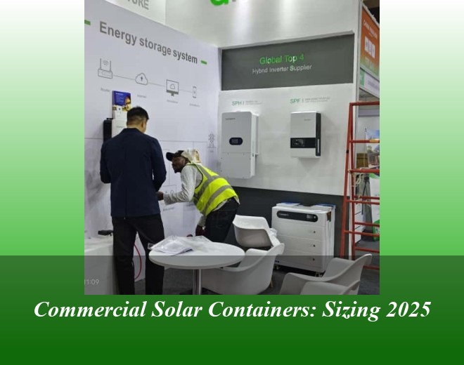 Commercial Solar Containers: Sizing 2025